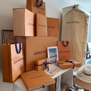 Louis Vuitton gift bags & boxes -